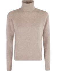 Roberto Collina - Turtleneck Long Sleeve Sweater - Lyst