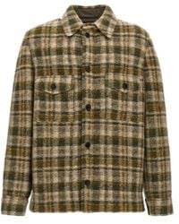 Isabel Marant - Plaid Casual Jacket With Textured Fabric - Lyst