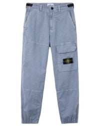 Stone Island - Loose-Fit Cargo Pants With Adjustable Waistband - Lyst