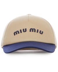 Miu Miu - Drill Baseball Cap - Lyst