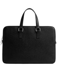 COACH - Caden Top Handle Leather Briefcase - Lyst