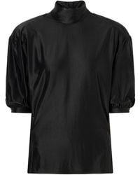 Rabanne - Rabanne High-Neck Blouse - Lyst