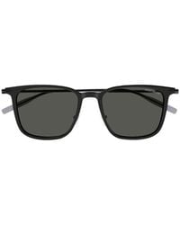 Montblanc - Rectangle-Frame Sunglasses - Lyst