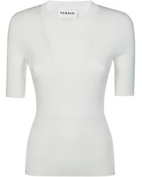 P.A.R.O.S.H. - Ribbed T-Shirt - Lyst