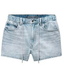 Alexander Wang - Marathon Crystal-Drawstring Shorts - Lyst