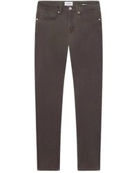 FRAME - L'Homme Slim Brushed Twill Jeans - Lyst