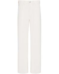 Rag & Bone - Mid-Waist And Wide-Leg Denim Pants - Lyst