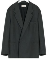 Lemaire - Double-Breasted Long Sleeved Blazer - Lyst