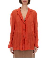 Alysi - Crinkled Texture Jacket - Lyst