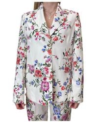 Liu Jo - Single-Breasted Floral Blazer - Lyst