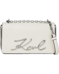 KARL LAGERFELD - Signature Chain Cross Body Bag - Lyst
