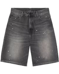 Carhartt - Landon Paint-Splatter Washed Shorts - Lyst