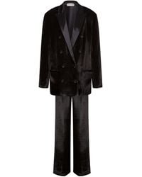 Alberta Ferretti - Double-Breasted Tailored Blazer - Lyst