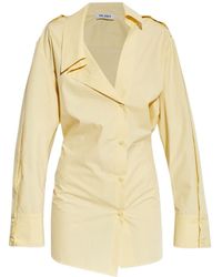 The Attico - The Asymmetric Mini Shirt Dress - Lyst