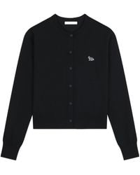 Maison Kitsuné - Maison Kitsuné Baby Fox Patch Knit Cardigan - Lyst