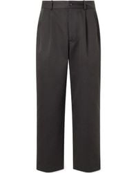 The Row - Straight-Leg Trousers With Belt Loops - Lyst