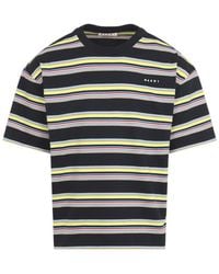Marni - Short Sleeve Crewneck T-Shirt - Lyst