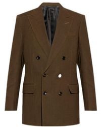 Tom Ford - Double-Breasted Blazer - Lyst