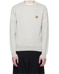 Maison Kitsuné - Maison Kitsuné Fox Head Regular Jumper - Lyst