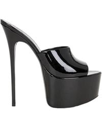 Saint Laurent - Kika Platform Mules - Lyst