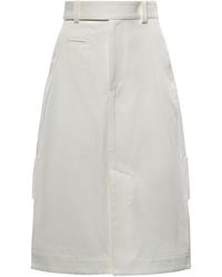 Bottega Veneta - Belt Loop A-Line Midi Skirt - Lyst