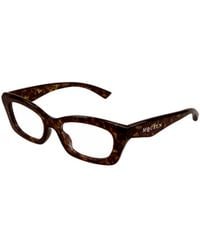 McQueen - Eyewear Rectangular Frame Glasses - Lyst
