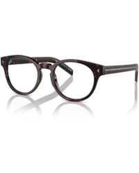 Prada - Eyewear Round Frame Glasses - Lyst
