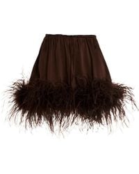 Oséree - Oséree Drawstring Mini Skirt - Lyst