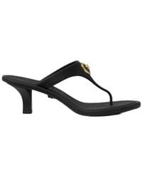 Versace - Heeled Thong Sandals - Lyst