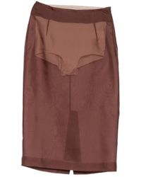 Patrizia Pepe - Organza Midi Skirt - Lyst