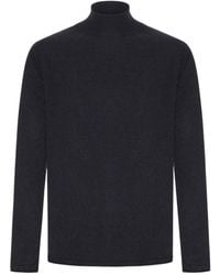 Roberto Collina - Mock-Neck Knitted Jumper - Lyst