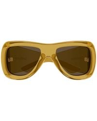 Saint Laurent - Sl 902 Howl Geometric-Frame Sunglasses - Lyst