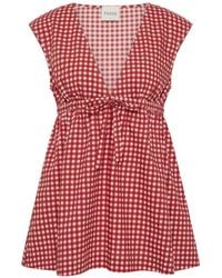 Posse - V-Neck Sleeveless Top - Lyst
