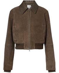 Vince - Suede Blouson Jacket - Lyst