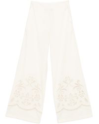 forte_forte - Elastic Waist Casual Pants - Lyst