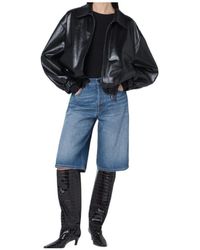 Haikure - Long Denim Bermuda Shorts - Lyst