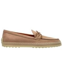 Tod's - Bow Detailed Slip-On Flat Shoes - Lyst