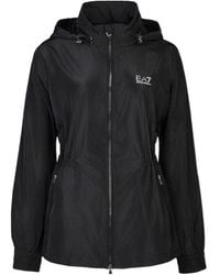 EA7 - Long-Sleeve Zip-Up Jacket - Lyst