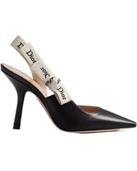 Dior - Logo Slingback Heeled Pumps - Lyst