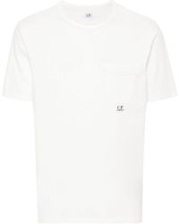 C.P. Company - Garment Dyed Pocket Crewneck T-Shirt - Lyst