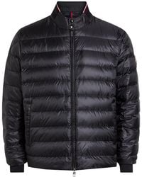 Moncler - Stand-Collar Horizontal Quilting Glossy Down Jacket - Lyst