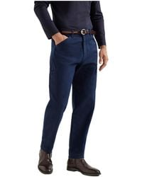Brunello Cucinelli - Pocket Gabardine Trousers - Lyst