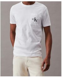 Calvin Klein - Short-Sleeved T-Shirt - Lyst
