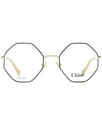Chloé - Chloé Eyewear Octagonal Frame Glasses - Lyst