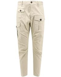 DSquared² - Logo-Patch Cargo Pants - Lyst