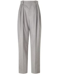 Bottega Veneta - Box-Pleat Wide-Tapered Pants - Lyst