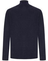 Roberto Collina - Mock-Neck Knitted Jumper - Lyst