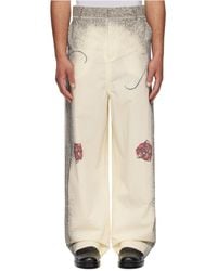 Jean Paul Gaultier - 'The Multi-Tattoo' Suit Trousers - Lyst