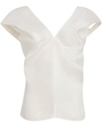 KHAITE - Ami V-Neck Top - Lyst