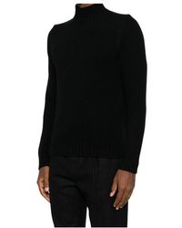 Fedeli - Ribbed-Knit High-Neck Knit - Lyst